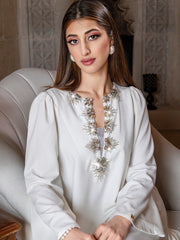 15009 Middle East hand-sewn diamond robe new long dress elegant long-sleeved dress evening dress