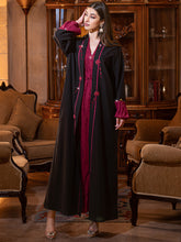 15022 Encounter Rose High-end Hand-sewn Diamond Luxury Texture Two-piece Cardigan Jacket Dress