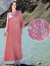 Blush Pink Rhinestone Evening Dress