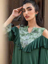 15058 new abaya middle east arabic dress long dress ruffle edge off-the-shoulder long dress