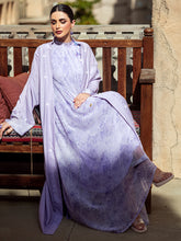 Lavender Butterfly-Sequin Two-Piece Abaya