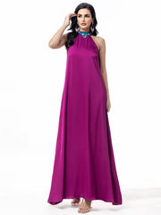 15120 Hand-Swen Bead Embellshments Rhinestone Long Abaya, Elegant Rmantic Glamorous Vacation Fantasy Long And Short Sleeve