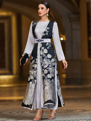 Printed Two-Piece Dress Set
