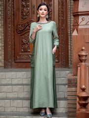 15191 Loose Robe Perfect For Casual Daily Wear And Home Leisure, Modest Long Sleeve Arabian Abaya