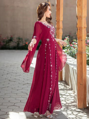 15180 Middle Eastern Clothing abaya Robe Handmade Beaded Dress Fashion Dress