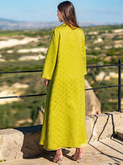 5057 fashionable robe, exquisite pattern with shiny rhinestone decoration, a must for parties and parties