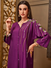 4010 Hand-Swen Bead Embellshments Rhinestone Long Abaya,  Elegant Rmantic Glamorous Vacation Fantasy Long Sleeve