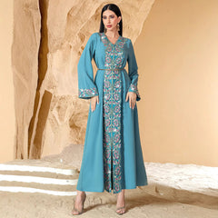 40761 Women's 2025 New Robe Embroidered Beaded Evening Dress Dress