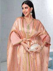 15143 new women's abaya two-piece dress